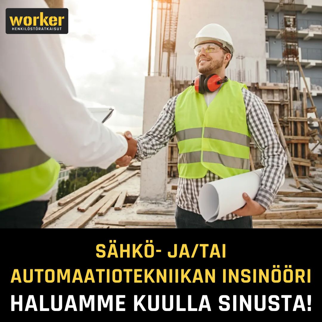 Hei sähkö- ja/tai automaatiotekniikan insinööri – haluamme kuulla sinusta!